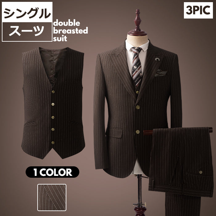 batak　ダブルスーツ　3点セット batak ダブルスーツ 3点セット スーツ メンズ ダブルスーツ 三点
